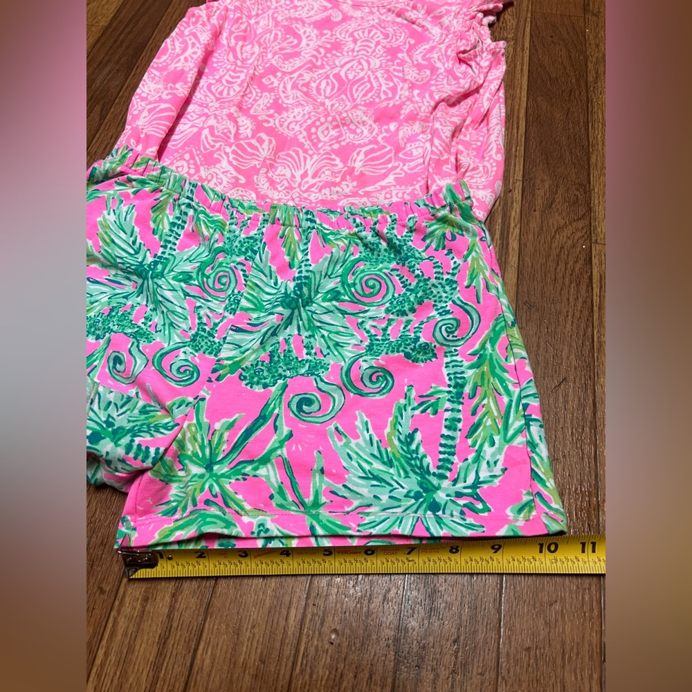 Lilly Pulitzer Pink and Green Apparel Set - Picture 3 of 6